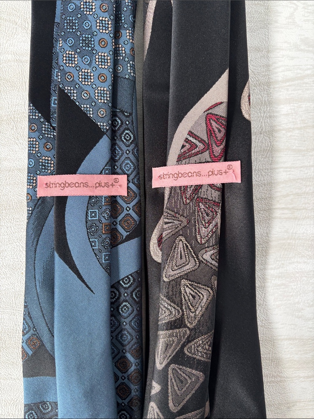 Skinny Retro Ties - lot of 4 - Picture 3 of 9
